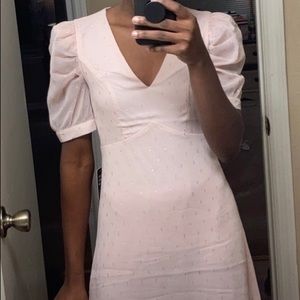 Pink mini dress